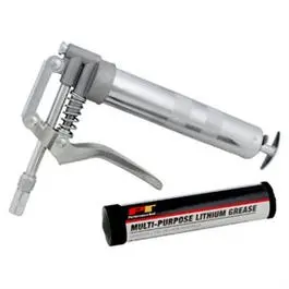 Compact 3-Ounce Manual Grease Gun with Pre-Loaded Lubricant