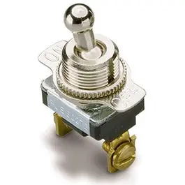 Compact SPST Bat Toggle Switch – 120V, 6A