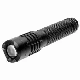 Compact Tactical Flashlight – Dual Flood & Focus Beam, 120 Lumens