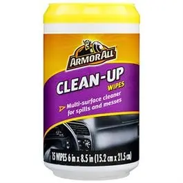 Convenient Pre-Moistened Clean-Up Wipes – 15 Count
