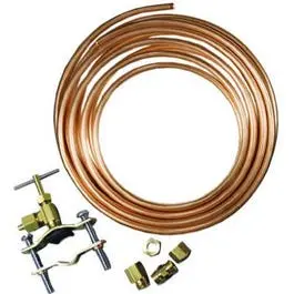 Copper Ice Maker Line Kit – 0.25-Inch OD × 25 Feet