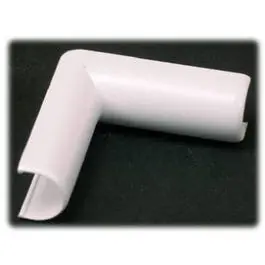 CordMate White Inside Elbow Cord Cover – 90° Angle Cable Organizer