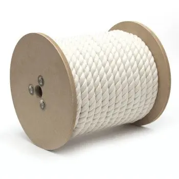 Cotton Utility Rope by Mibro – 3/8-Inch × 300 Feet, Model 644371TV