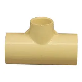 CPVC Tee Fitting – 3/4-Inch × 3/4-Inch × 1/2-Inch Branch