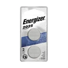 CR2025 Lithium Coin Cell Batteries – 3-Volt, 2-Pack for Small Electronics