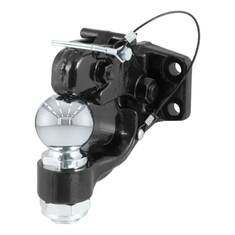 CURT Ball and Pintle Hitch Combo – 2-5/16-Inch Ball, 16,000-Lb Rated Capacity