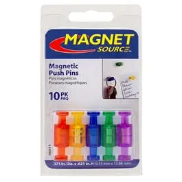 Decorative Push Pin Magnets – 10-Piece Set