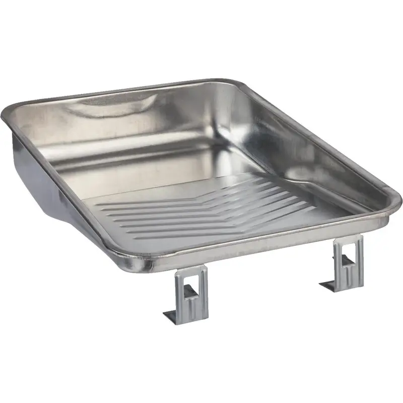 Deep-Well Metal Paint Tray – 2-Quart Capacity for Smooth Rolling
