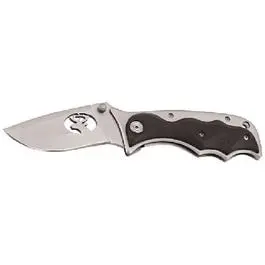 Deer Head Tactical Folding Knife Featuring a 3-Inch High-Carbon Blade
