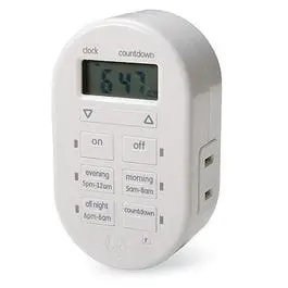 Digital Plug-In Countdown Timer with Easy-Set Interface