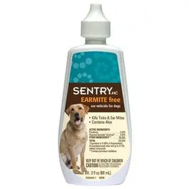 Dog Ear Miticide Treatment – 3 oz Topical Solution for Mite Control