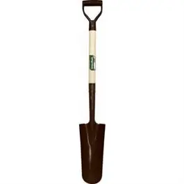 Drain Spade with D-Grip Wooden Handle – Precision Digging Tool