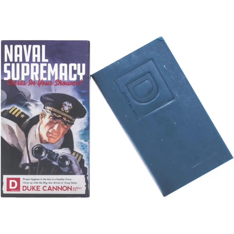 Duke Cannon Naval Supremacy Bar Soap – 10 oz Premium Grooming Soap