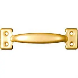 Dull Brass Door Pull with Mounting Screws – 5.75-Inch Length