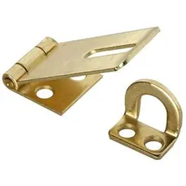 Dull Brass Safety Hasp – 1.75″ Non-Swivel Design