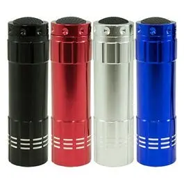 Durable Metal LED Flashlights – 4-Pack