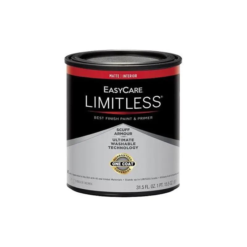 EasyCare Limitless 1-Quart Neutral Base Matte Interior Paint and Primer