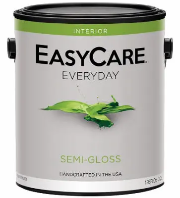 EasyCare Medium Base Semi-Gloss Interior Latex Paint – 1-Gallon Can