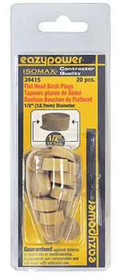 Eazypower IsoMax Flat-Head Dowel Plug – 1/2-Inch