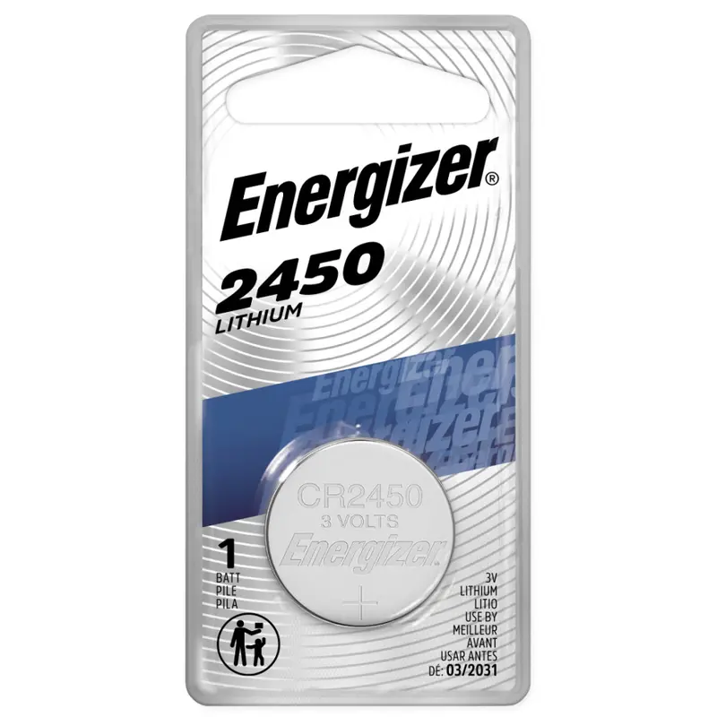 Energizer CR2450 Lithium Coin Cell Battery – High-Performance Electronic Power Source
