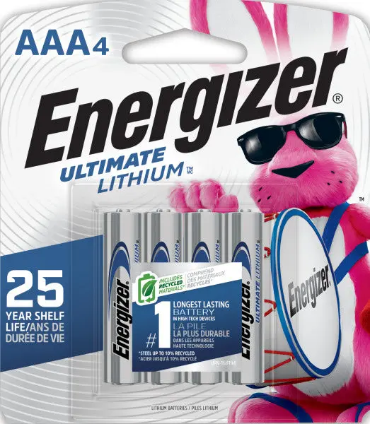 Energizer Ultimate Lithium AAA Batteries – Long-Lasting Power Cells