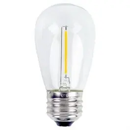 Energy-Efficient Amber LED Bulbs – 1W, 55 Lumens, 2-Pack