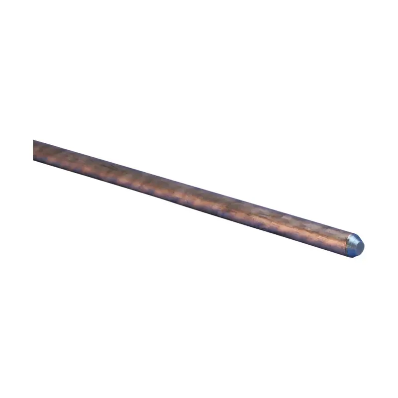 Erico Copper-Bonded Ground Rod – 5/8-Inch Diameter, 8-Foot Pointed Rod