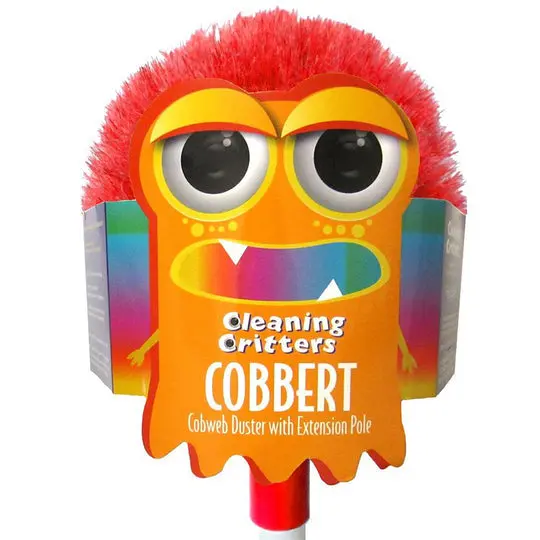 Ettore Contoured Cobweb Duster with Ergonomic Handle and Flexible Head