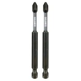 Extended Phillips #2 Impact Bit – 3.5-Inch Length, 2-Piece for Hard-to-Reach Areas