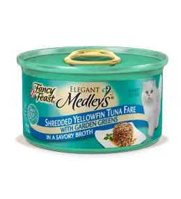 Fancy Feast Elegant Medleys Shredded Tuna in Gravy – Canned Cat Food