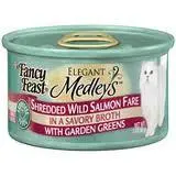 Fancy Feast Elegant Medleys Shredded Wild Salmon in Gravy – Canned Cat Food