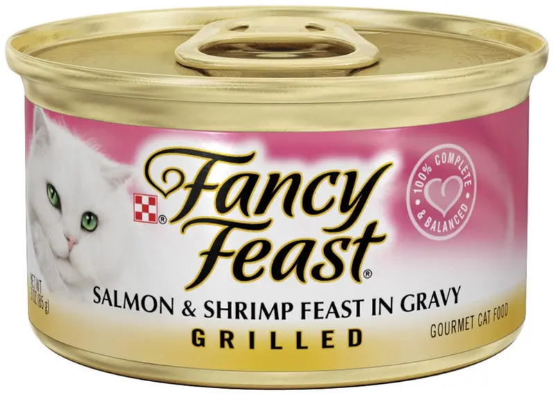Fancy Feast Grilled Seafood Wet Cat Food – Salmon & Shrimp