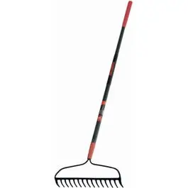 Fiberglass Bow Rake with 60-Inch Comfort Grip Handle