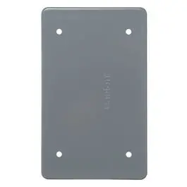 Field Service PVC Blank Electrical Box Cover with Mounting Screws