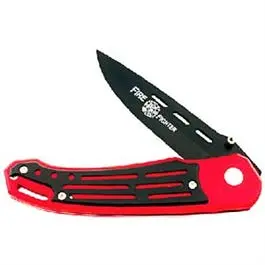 Fire Fighter-Themed Tactical Folder with 3.5-Inch Reinforced Blade