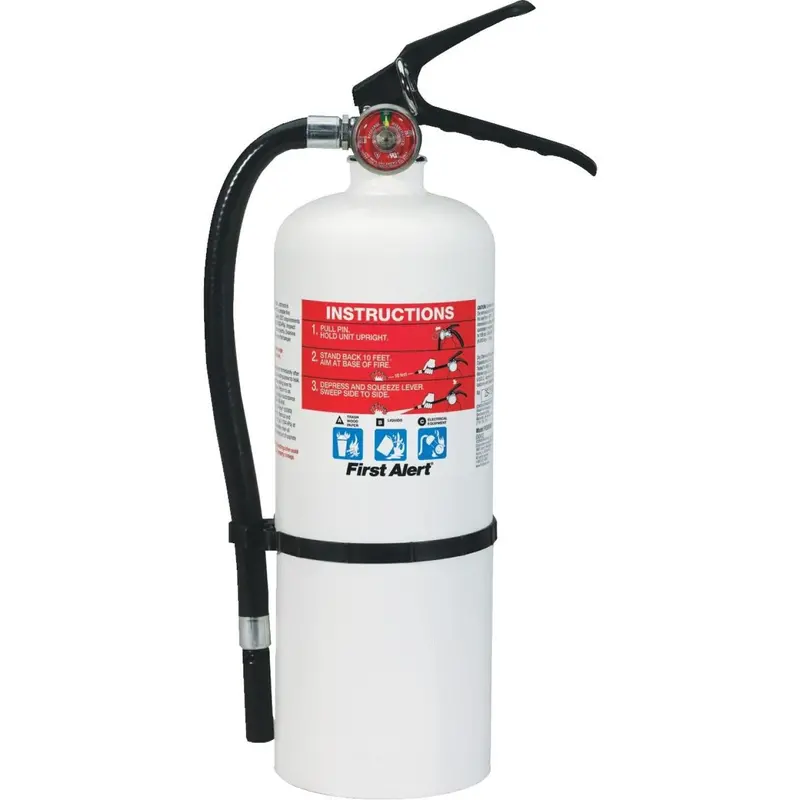 First Alert 2-A:10-B:C Rechargeable Home Fire Extinguisher – Heavy-Duty
