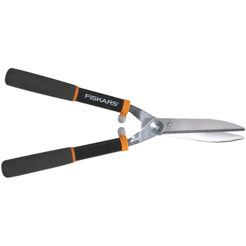 Fiskars Power-Lever Hedge Shears – 8″ Hardened Steel Blades