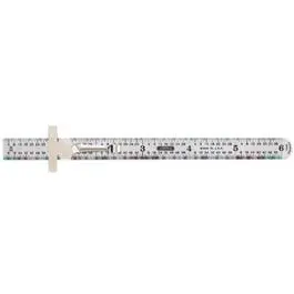 Flex Stainless Steel Precision Rule – 6-Inch Flexible Measuring Scale
