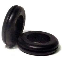 Flexible Black Vinyl Hole Grommets – 3/8″ I.D. (5-Pack)