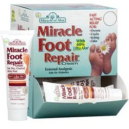Foot Repair Cream with 60% Pure Aloe Vera – 1 oz