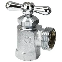 Front-Operated Chrome-Plated Brass Washing Machine Valve – 1/2″ x 3/4″ FPT