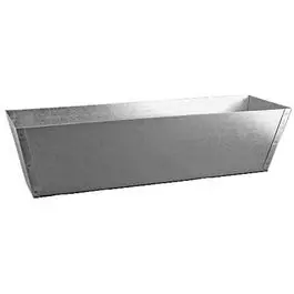 Galvanized Steel Mud Pan – 12-Inch
