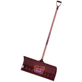 Garant Nordic Poly Snow Pusher – 21-Inch Blade with Hardwood D-Handle
