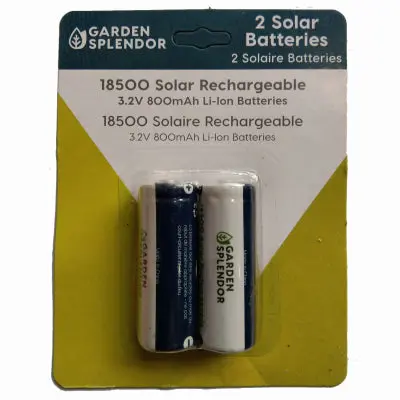 Garden Splendor Solar-Rechargeable AA Batteries – Eco-Friendly Power Cells