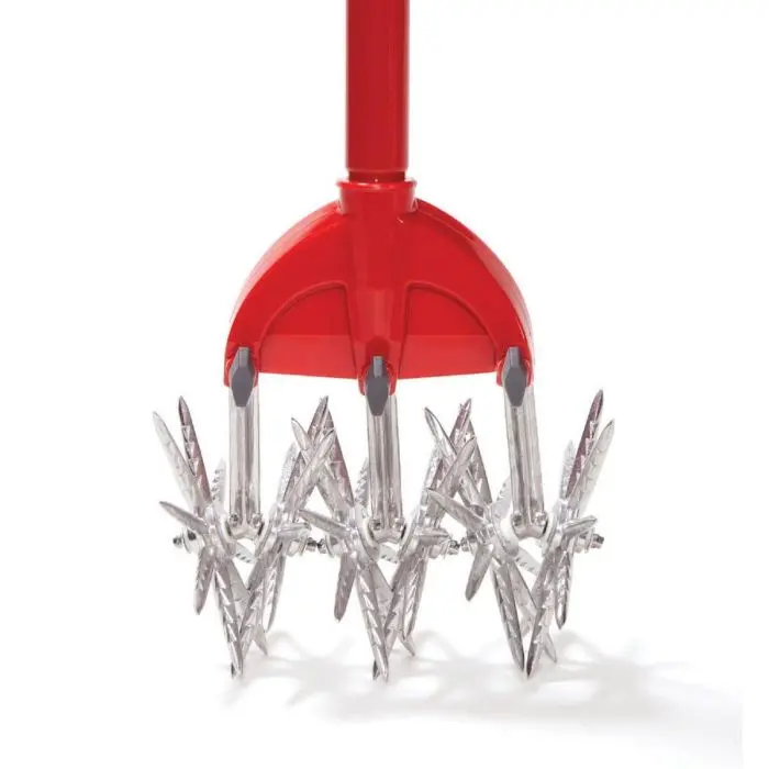 Garden Weasel Steel Cultivator and Tiller – Detachable Tines, Low-Effort Design