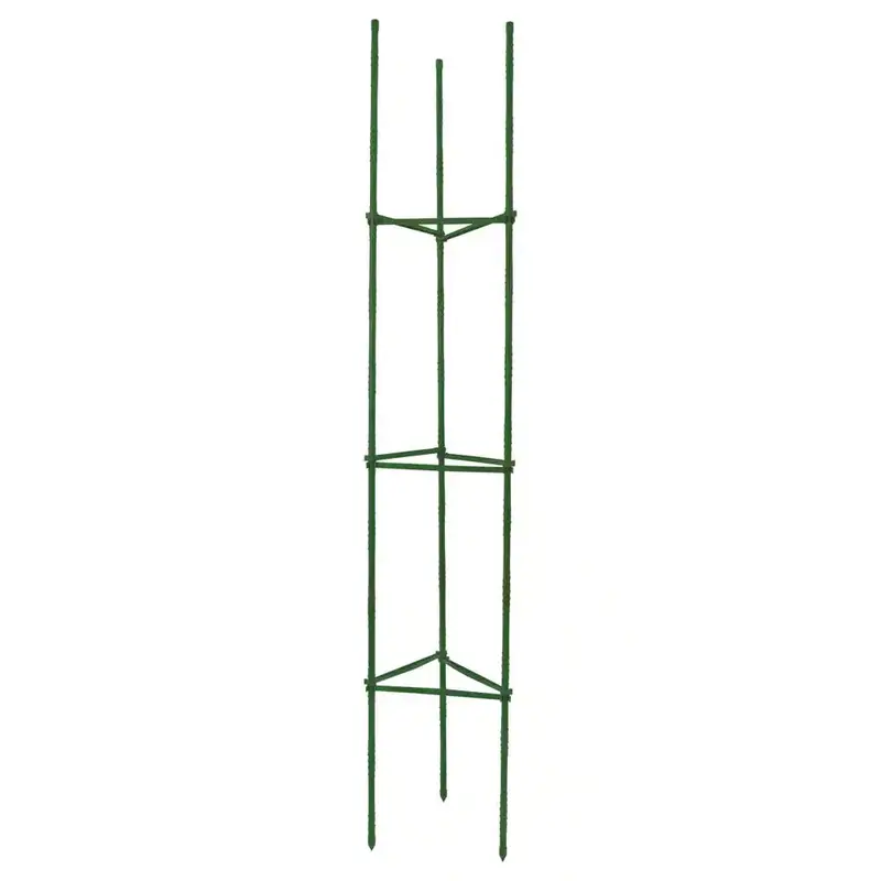 Gardener’s Blue Ribbon Tomato Cage – 60-Inch Galvanized Steel Triangular Support