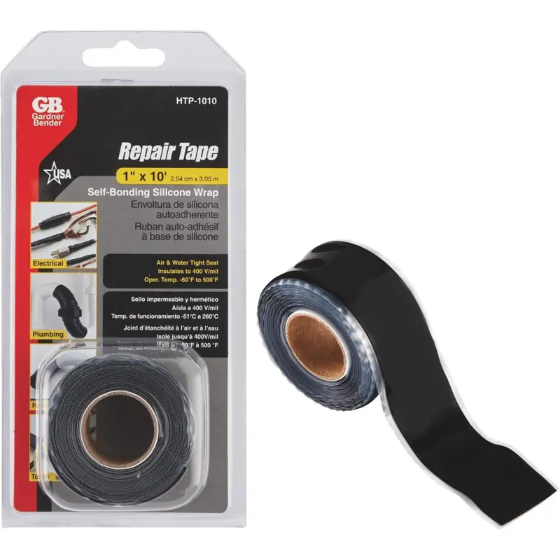 Gardner Bender 1-Inch x 10-Foot Black Self-Sealing Electrical Tape