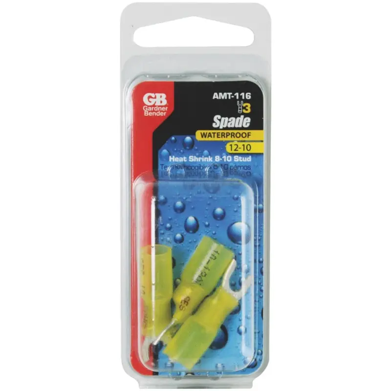 Gardner Bender 3-Pack Yes Spade Terminals for 12–10 AWG (#8–#10 Stud)