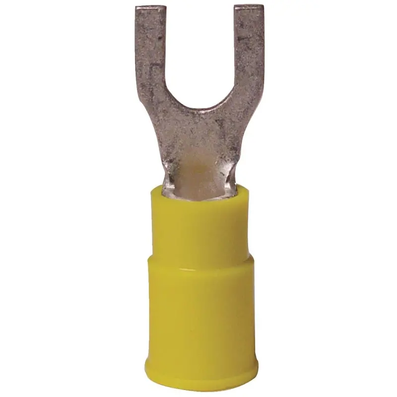 Gardner Bender Spade Terminal for 12–10 AWG Wires, #8–#10 Stud Size – 50-Pack