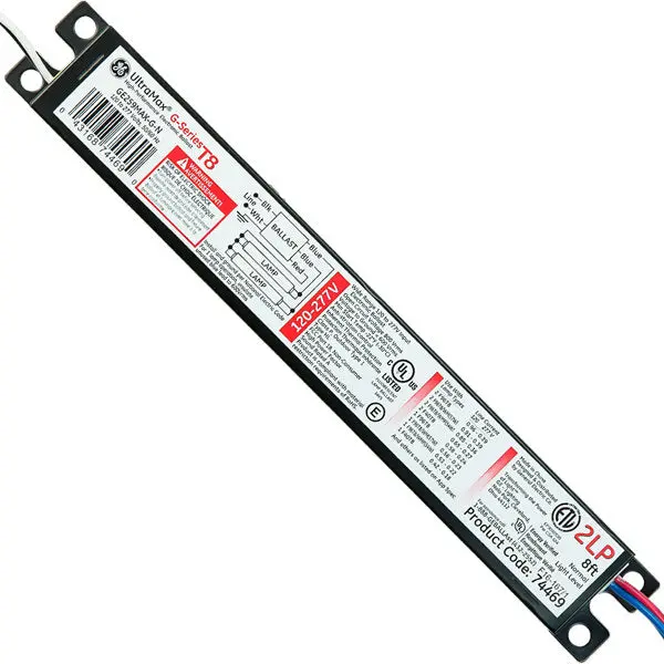 GE ProLine T8 Electronic Ballast – 2-Lamp, High-Efficiency Fluorescent Driver